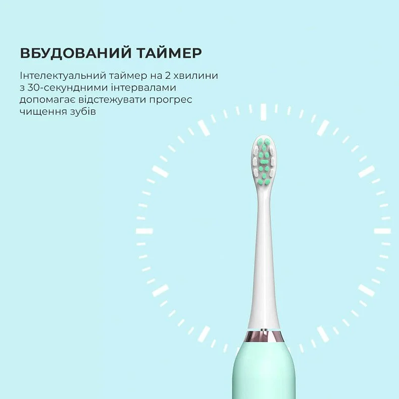 Электрическая зубная щетка Jimmy T6 Electric Toothbrush with Face Clean Blue, фото №2