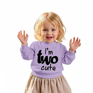 Джемпер BOUTIKOME I'm Two Cute Printer на 2-й день рождения для девочек - Фото 1