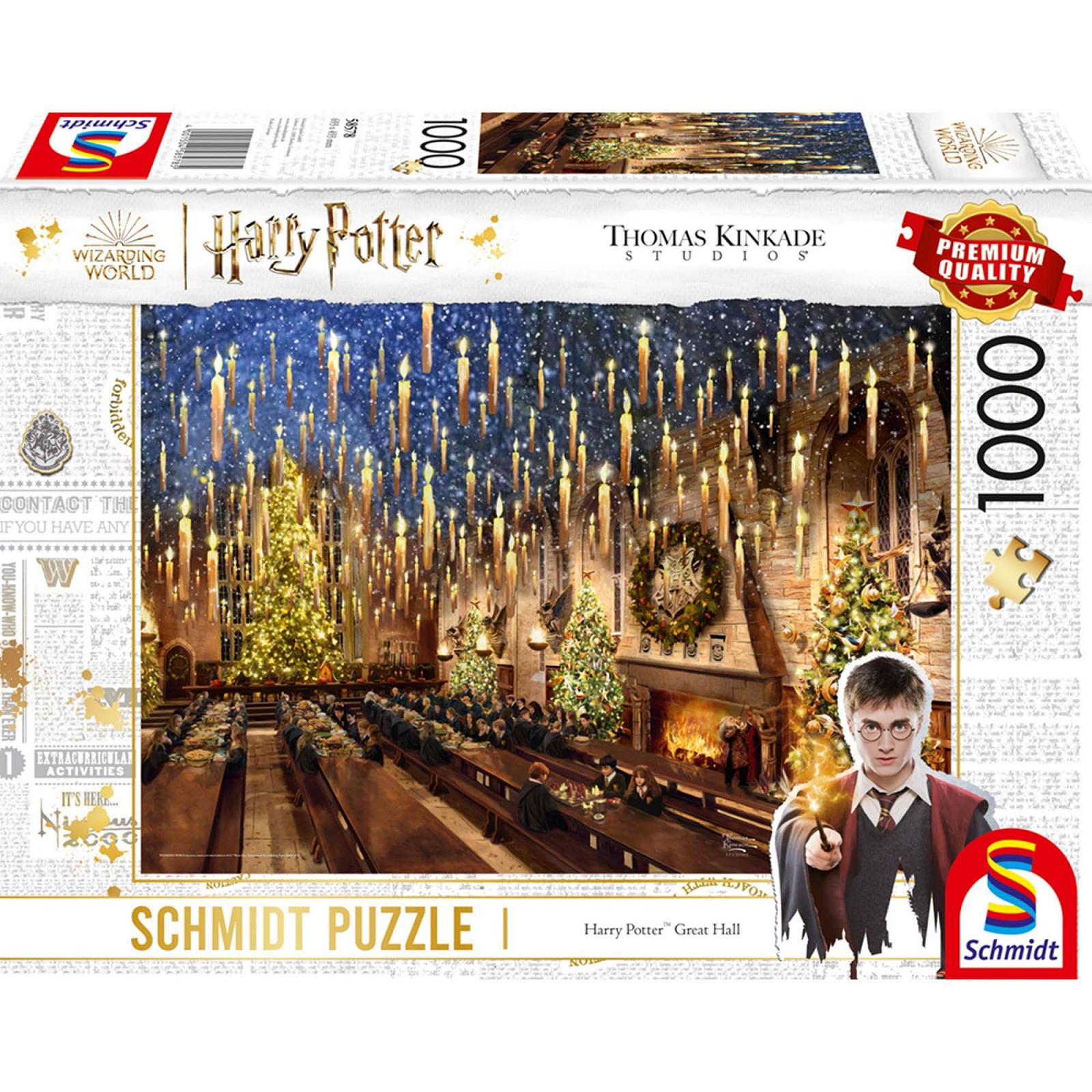Пазл Schmidt Spiele Thomas Kinkade Wizarding World Harry Potter Great Hall 58578 1000 деталей, фото №1
