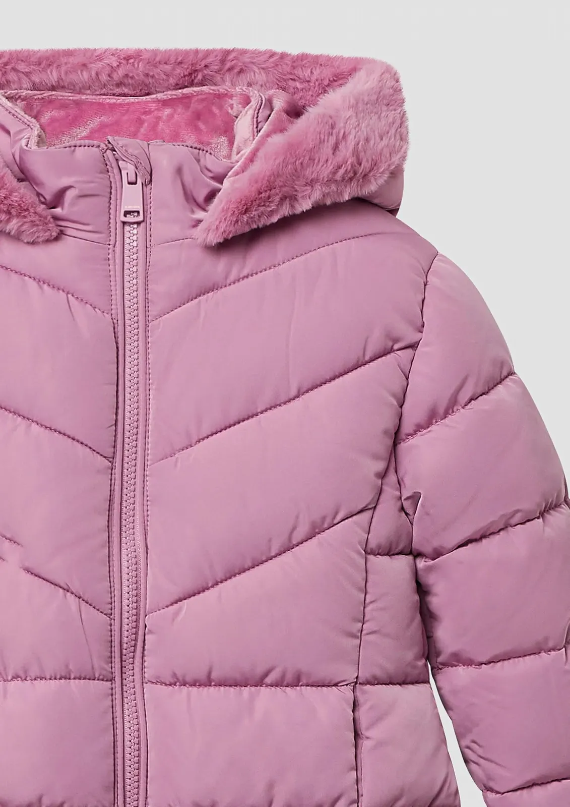 Теплое стеганое пальто s.Oliver с плюшевой подкладкой Teddy, фото №6