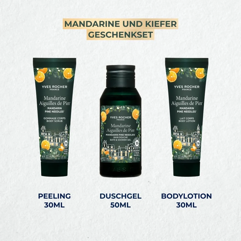 Набір подарунковий Yves Rocher Limited Edition Mini для жінок - лосьйон для тіла 30 мл, ексфоліант 30 мл та гель для душу 50 мл, фото №2