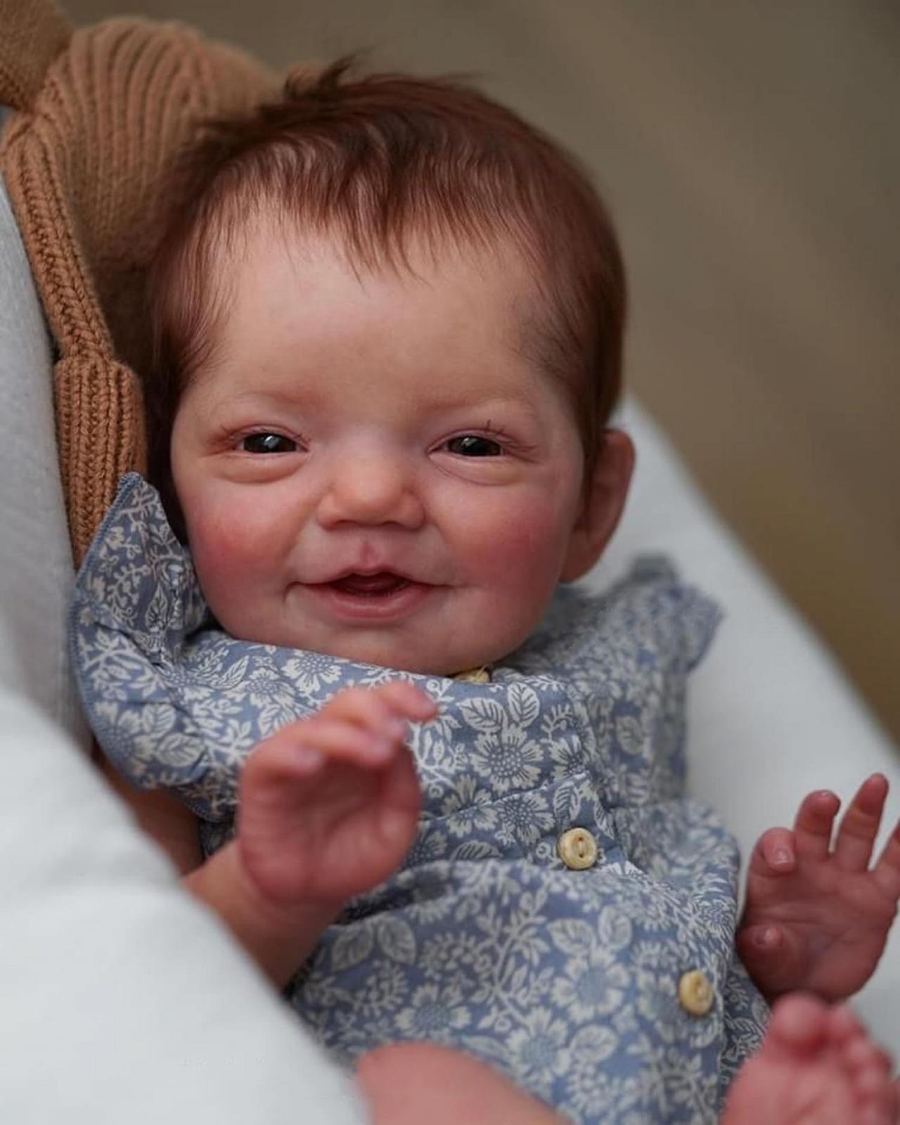 Кукла Zero pam Reborn Baby 20 дюймов 50 см Reborn Baby Полный Силиконовый Винил Реалистичная кукла Reborn Мальчик Смеющийся Reborn Куклы от 3 лет, фото №1