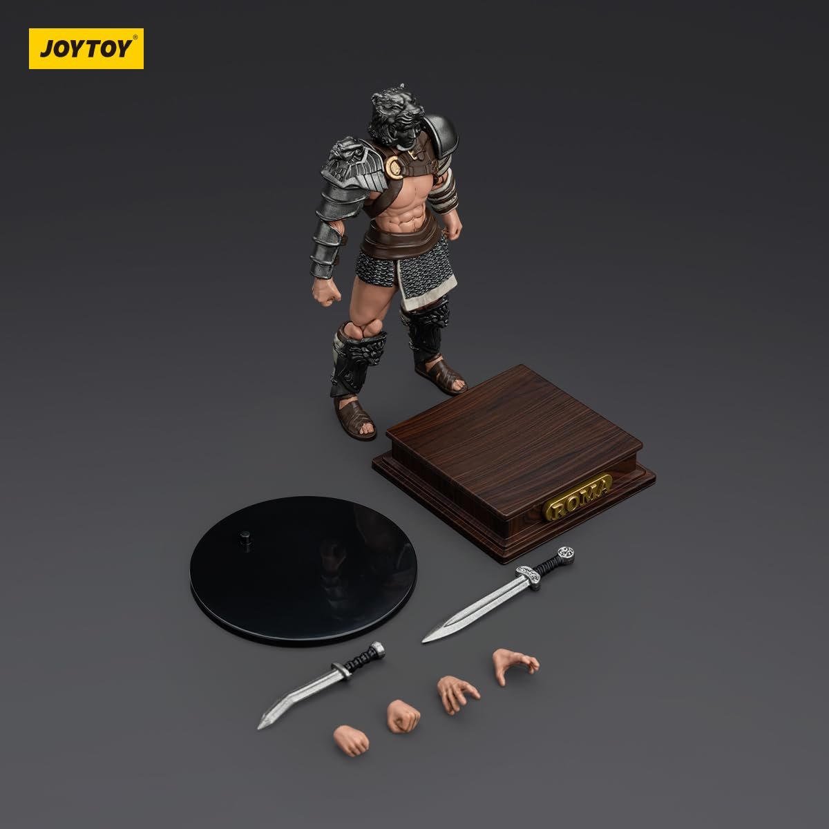 Фигурка JoyToy Strife Roman Gladiator Griffon Gladiator Elite Collection, масштаб 1/18, 10,2 см, солдат римского легиона, фото №6