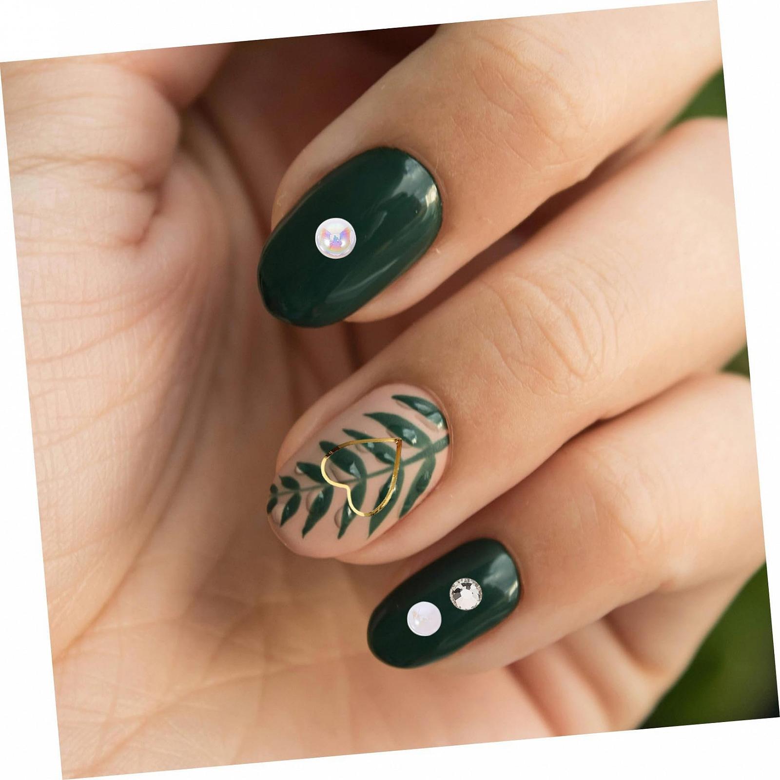 FRCOLOR 1 коробка, аксессуары для ногтей, ювелирные изделия для ногтей, подвески для ногтей, маленькие аксессуары для ногтей, подвески для ногтей для женщин, драгоценные камни для ногтей, украшения для маникюра, подвески для ногтей из смолы для женщин, фото №9