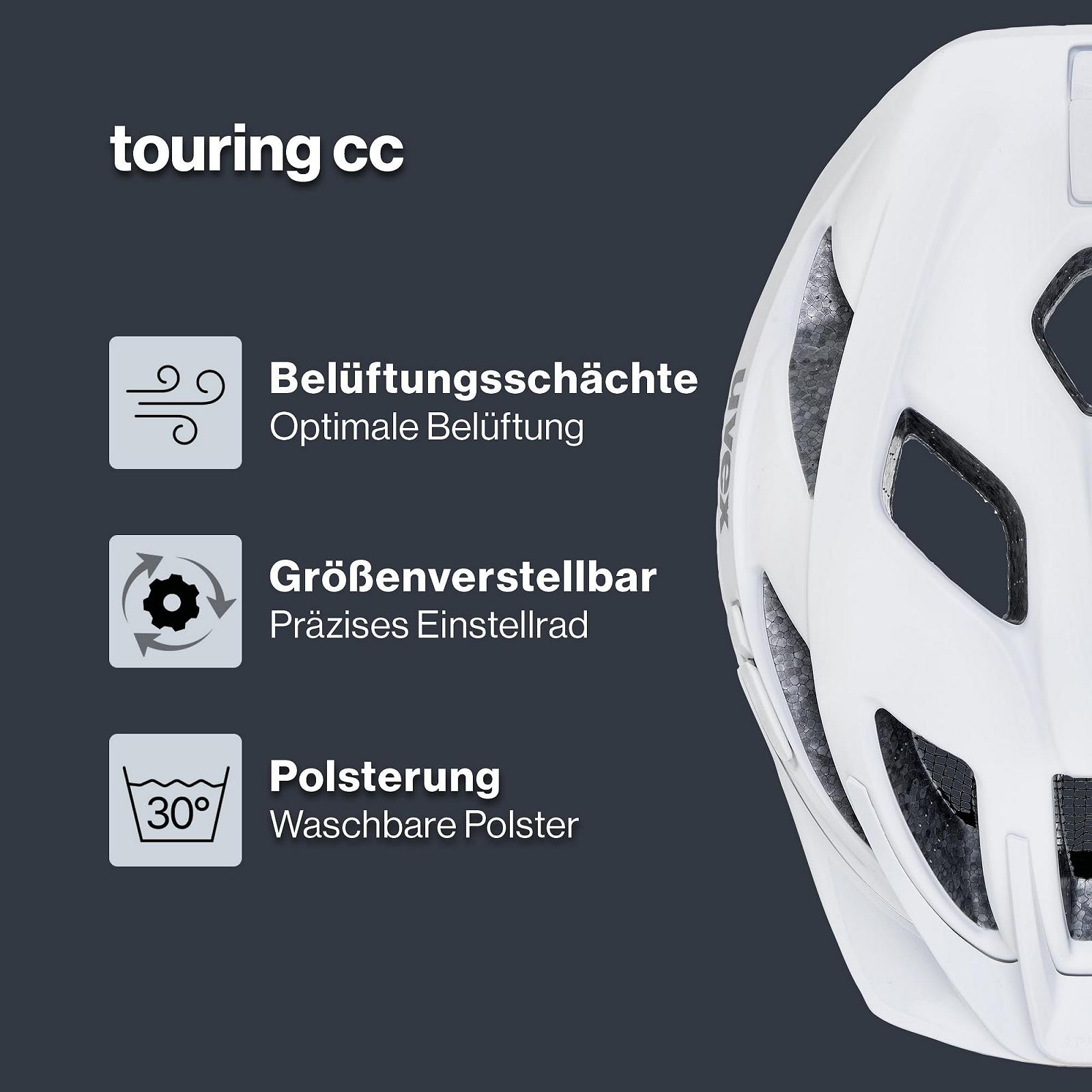Шлем Allround Uvex Touring CC Легкий, для мужчин и женщин, с регулировкой размера, возможность расширения с помощью LED, фото №2