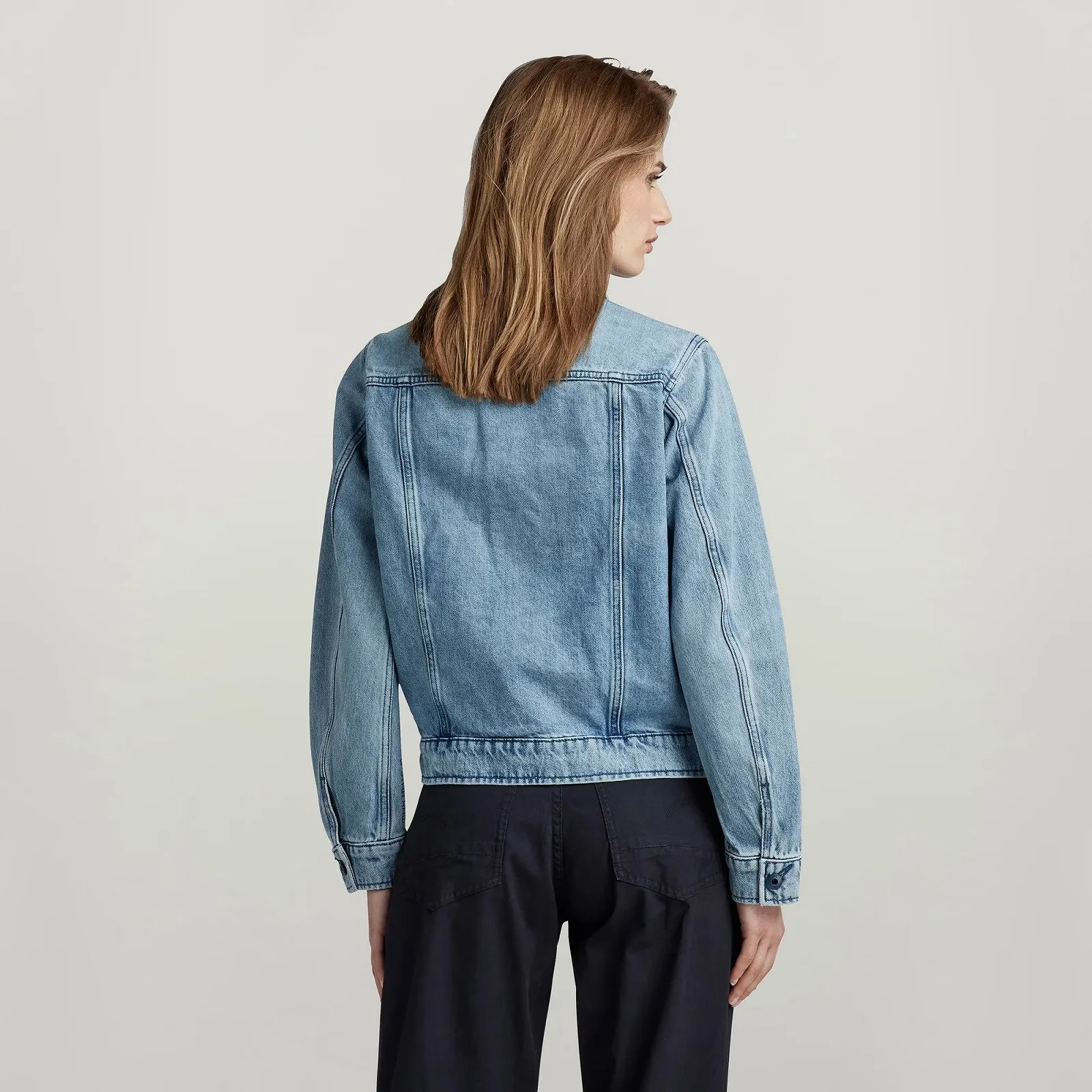 Жіноча куртка G‑Star Arc 3D Regular Jacket Valiant Denim Recycled - L, фото №3