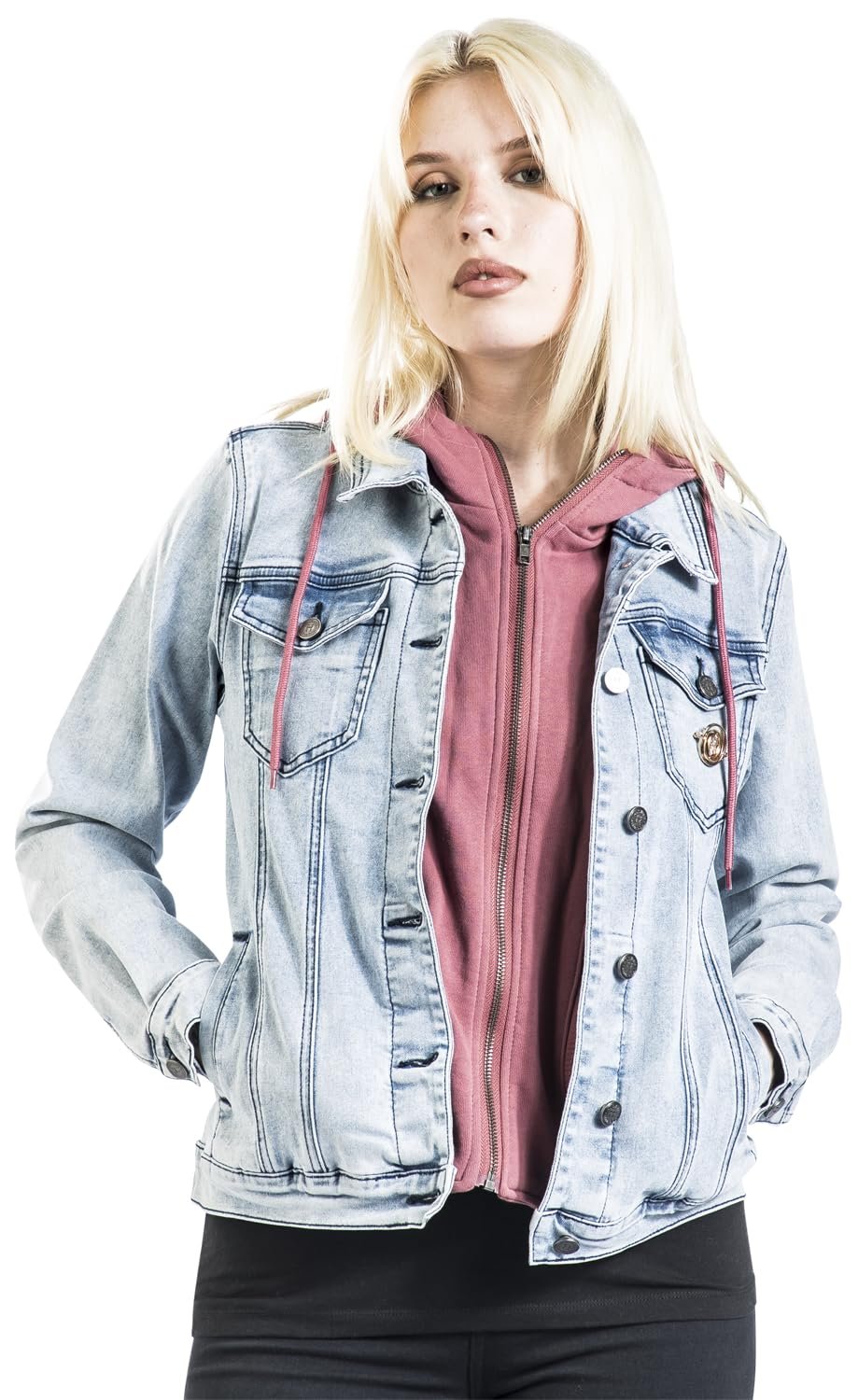 Джинсовая куртка Harry Potter Hermine женская, вываренный деним, фото №7 Джинсовая куртка Harry Potter Hermine женская, вываренный деним, фото №7