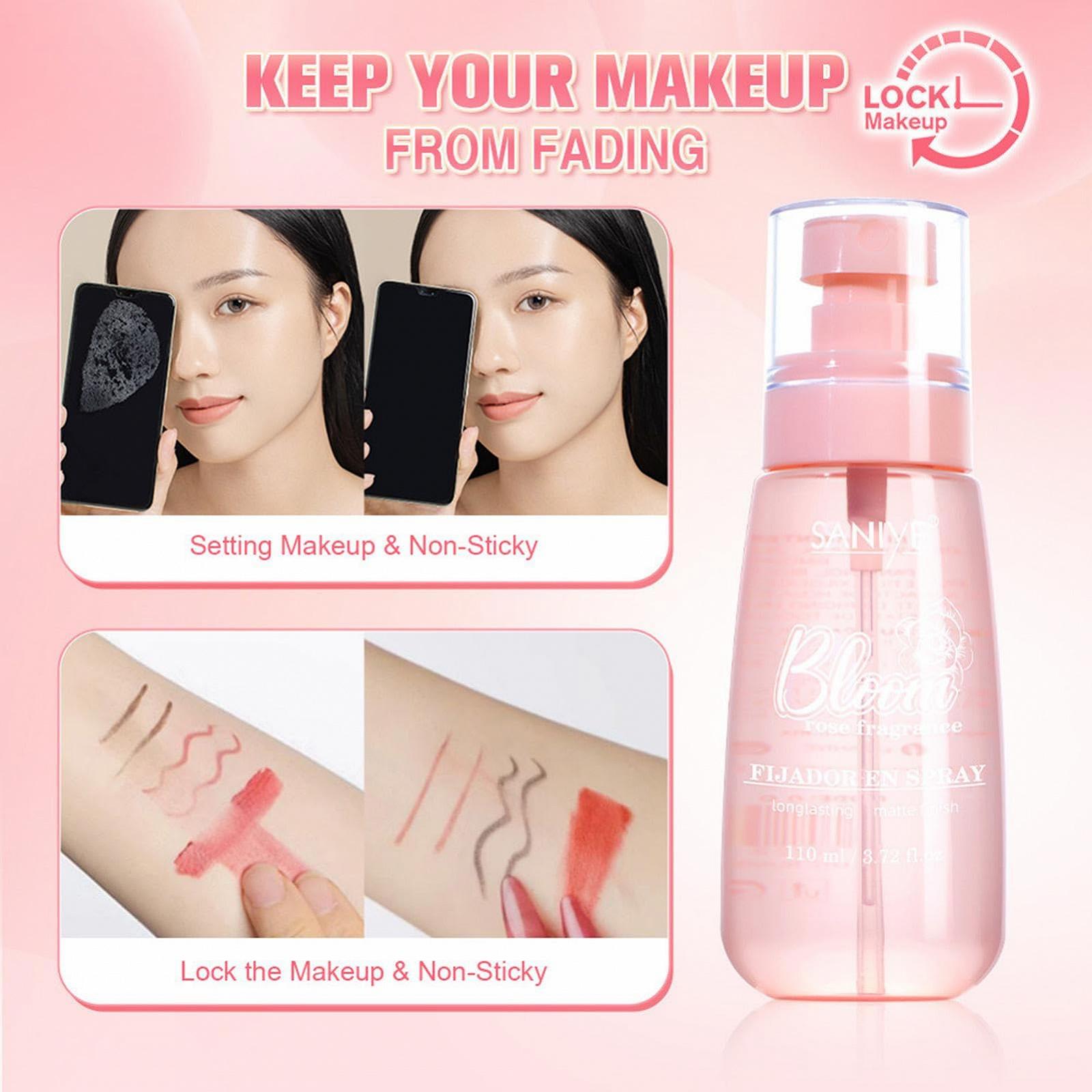 Спрей для фиксации макияжа Водостойкий фиксирующий спрей 110 мл, фото №4 Спрей для фиксации макияжа Водостойкий фиксирующий спрей 110 мл, фото №4