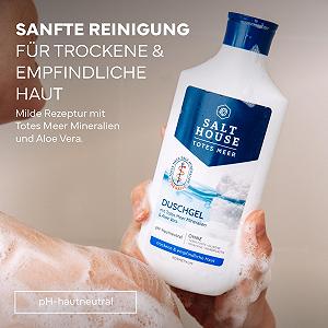 Гель для душу SALTHOUSE Dead Sea Therapy з мінералами Мертвого моря та алое вера 250 мл synthetic.ua - Фото 1