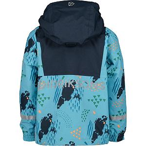 Дитяча дощова куртка Didriksons Stormhatt Hardshell, grundsund blue synthetic.ua - Фото 1