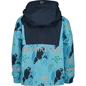 Детская дождевая куртка Didriksons Stormhatt Hardshell, grundsund blue synthetic.ua - Фото 1