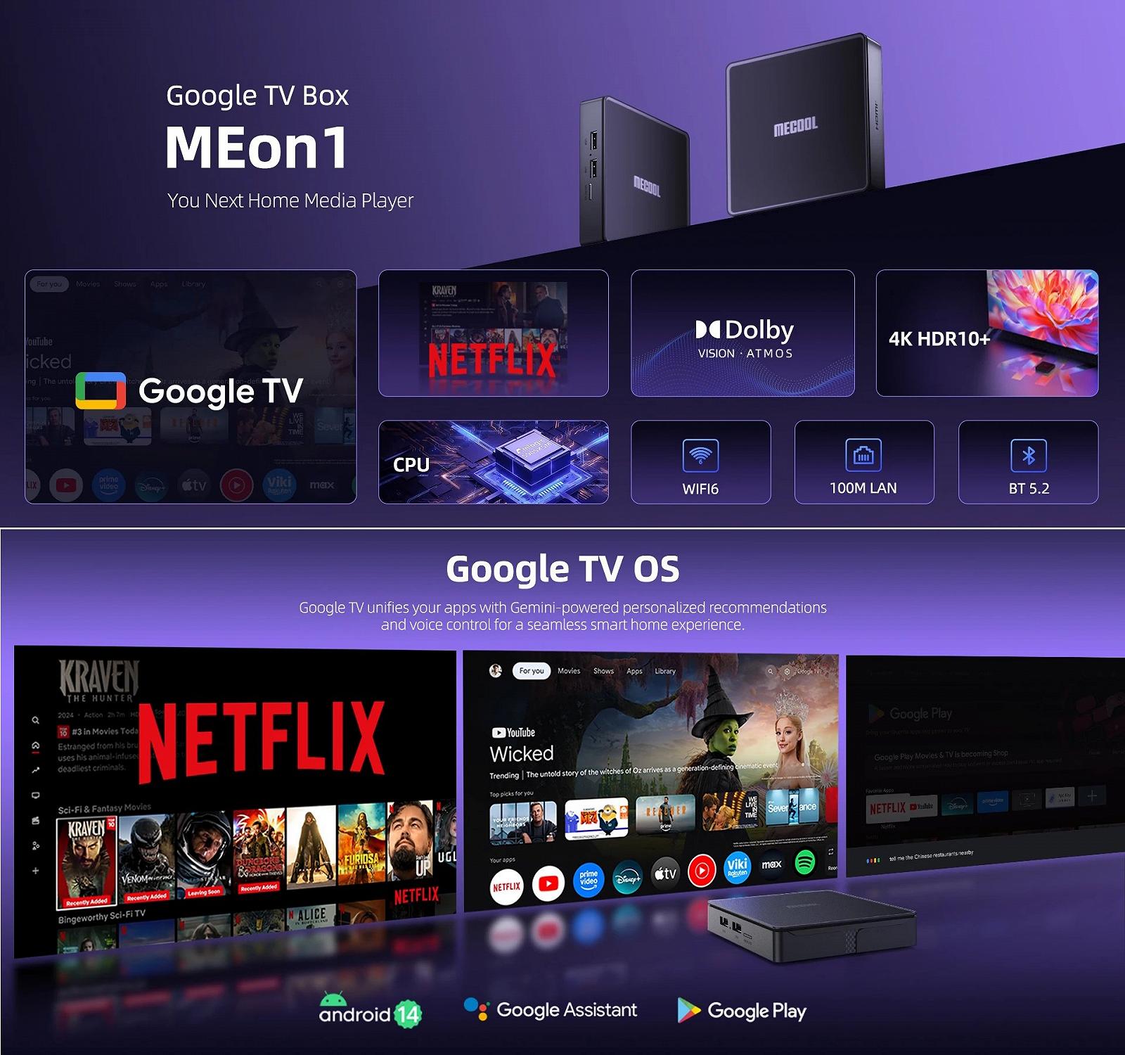 Медиаплеер Mecool MEon1 2/32Gb Amlogic S905X5M WIFI6, фото №13