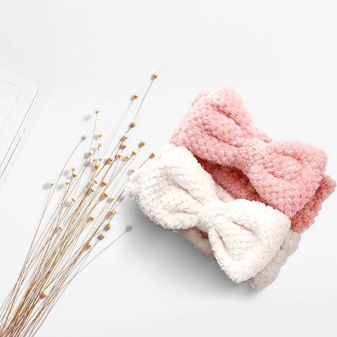 Пов'язка Spa Face Headbands Макіяж Волосся Бантик Еластична для Жінок Дівчат Умивання Догляд за Шкірою, фото №8