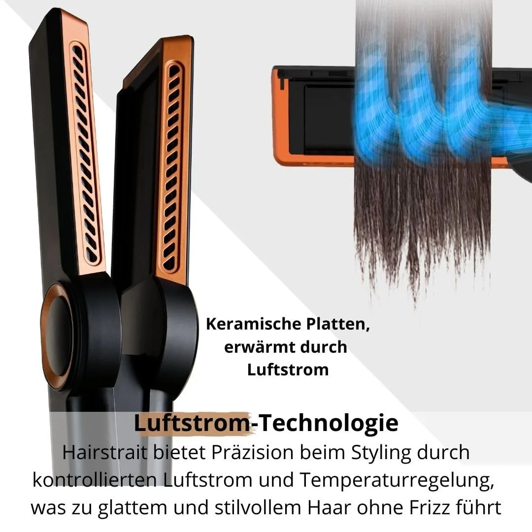 Випрямляч та фен для волосся 2-в-1 Leto Hairstrait Air Styling Wet to Dry, фото №3