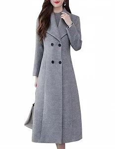 Пальто BROLEO Женское зимнее, элегантное, модное, двубортное - Фото 1