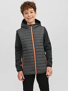 Стёганая куртка для мальчиков JACK & JONES Jjemulti Quilted Jacket Noos Jnr synthetic.ua - Фото 1