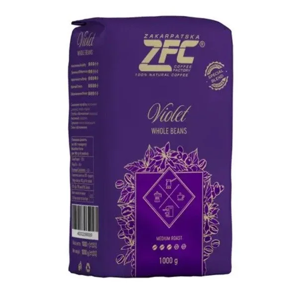 Кава в зернах ZFC Violet 1 кг, фото №1