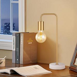 Настільна лампа Home Sweet Home Modern Noble 20.3/20.3/40 см E27 Мармур та Метал Матова бронза synthetic.ua - Фото 1