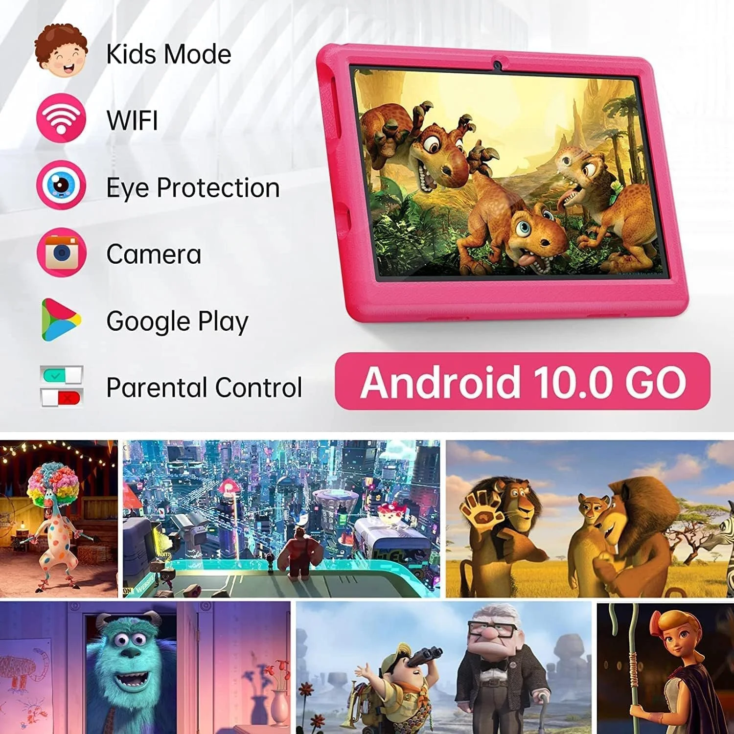 Планшет 10.1" HotLight KT1006 2/32Gb 4 ядра Android 10 6000 mAh Сірий, фото №2