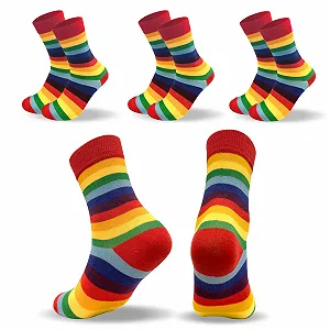 Шкарпетки Rainbow 3 пари, Один розмір - Фото 1