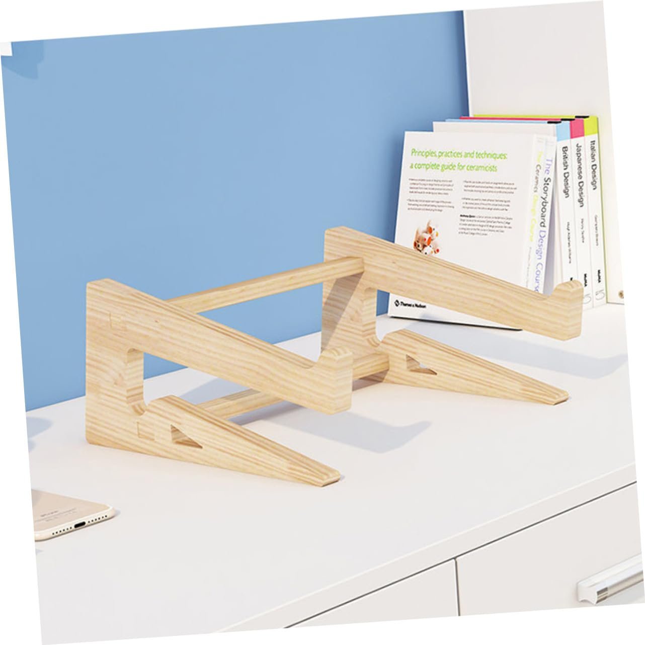 Підставка для ноутбука SOIMISS Дерев'яна Настільна, фото №5