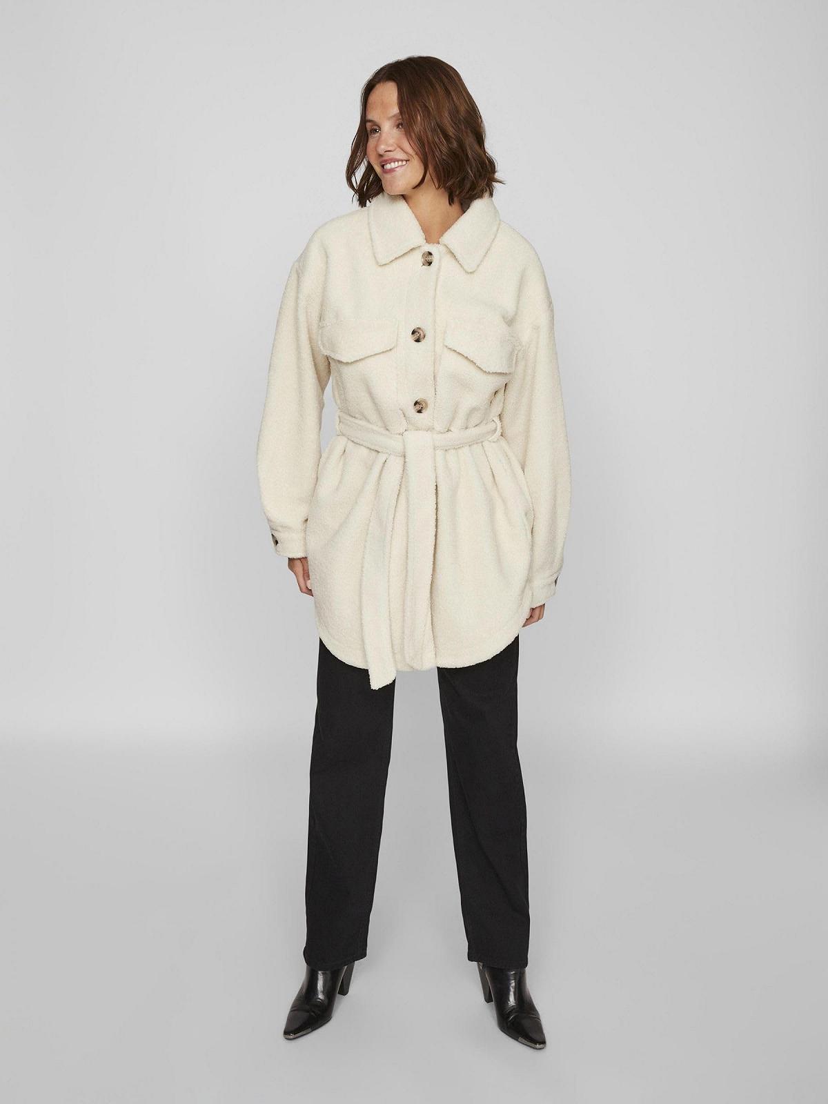 Куртка Teddy Vila Vidarya Жіноча L/S Teddy, фото №5