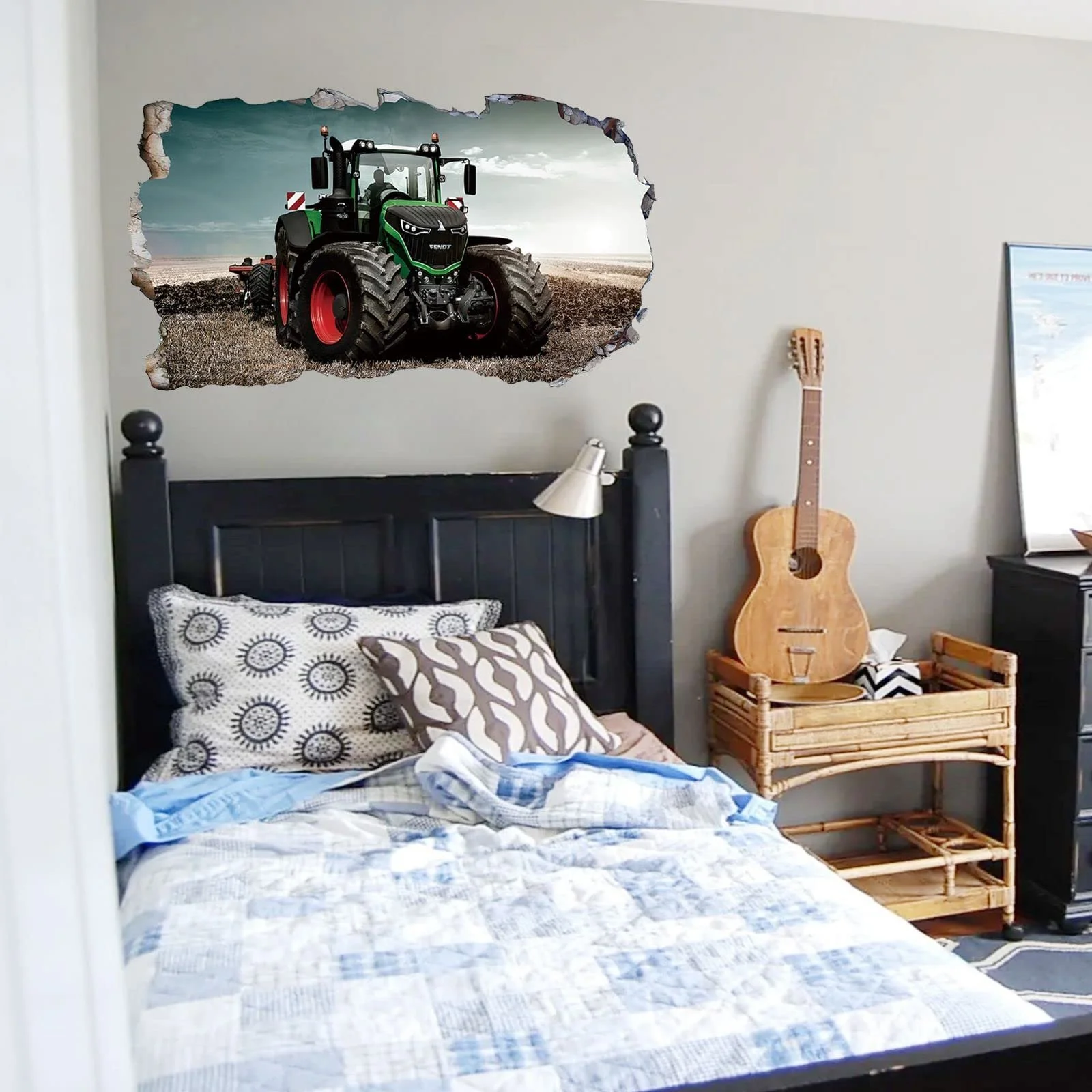 Наклейка на стіну Magic Tractor 3D 1000 x 600 мм, фото №5 Наклейка на стіну Magic Tractor 3D 1000 x 600 мм, фото №5