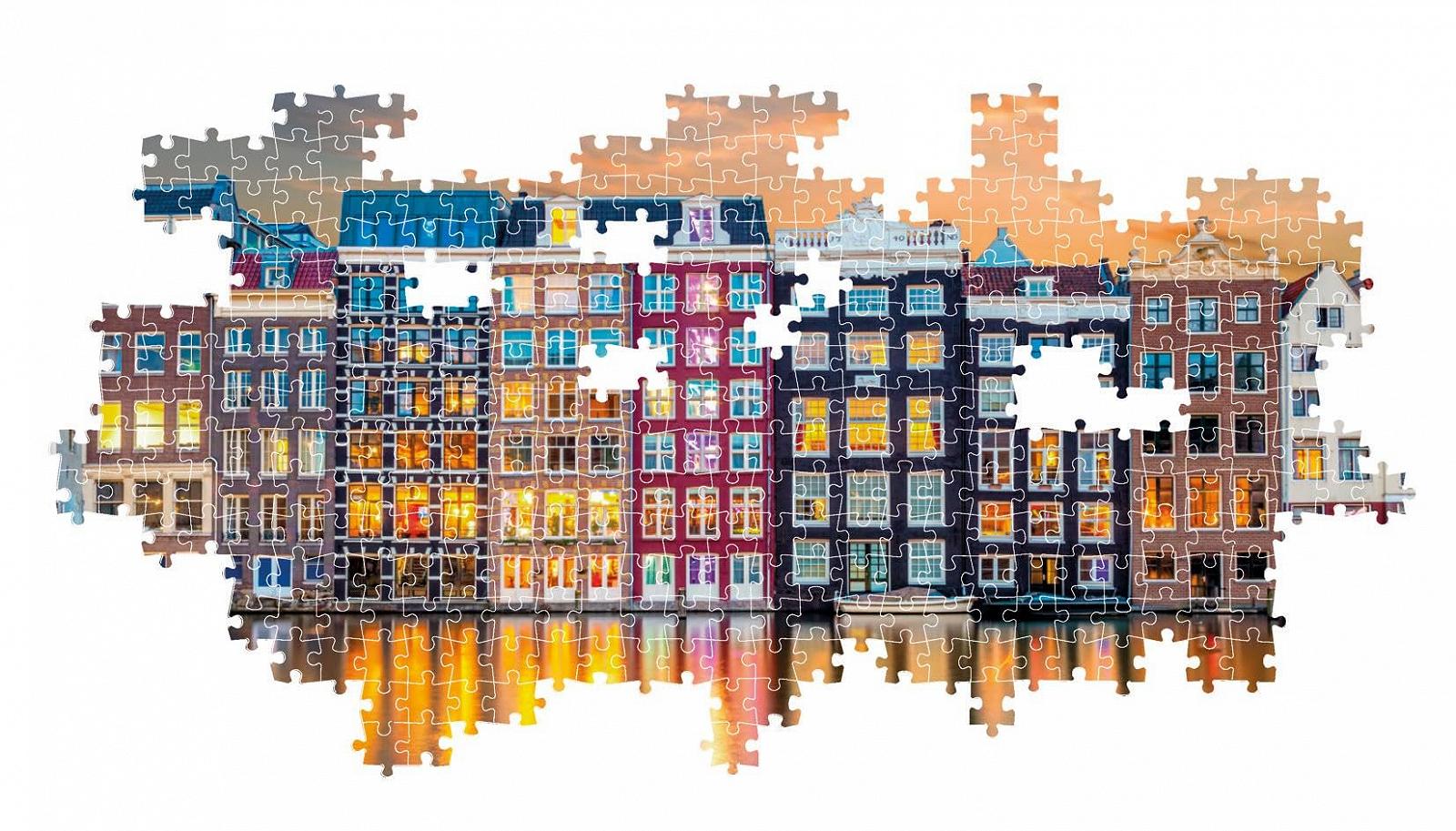 Пазл Clementoni Panorama HQ Bright Amsterdam 1000 шт., фото №5