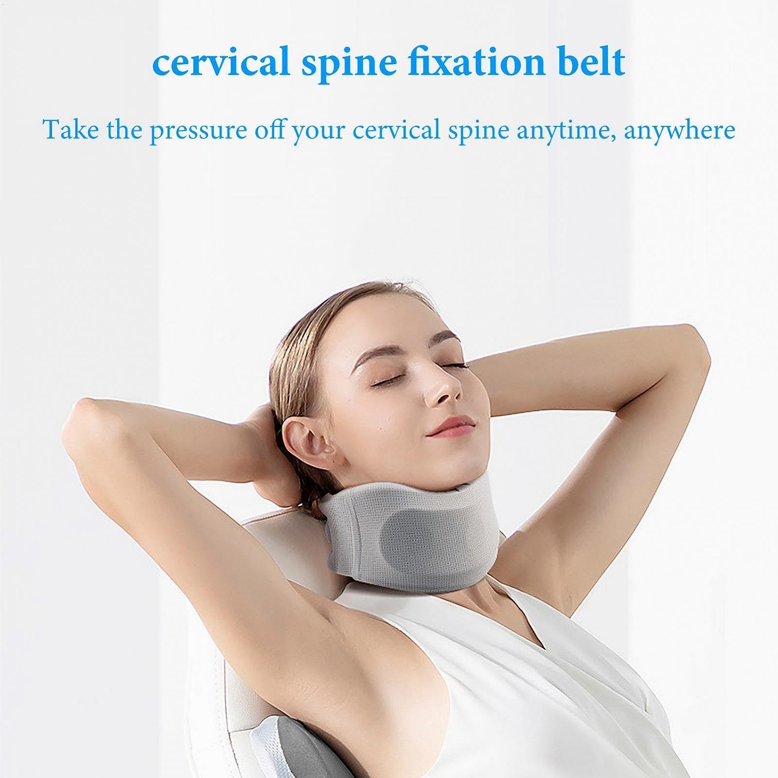 Шина для підтримки шиї Підтримка шиї проти хропіння Ергономічна, регульована і м'яка, фото №5