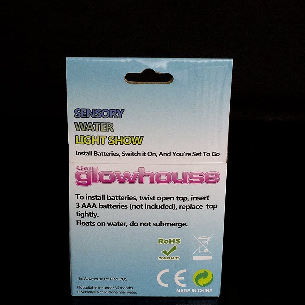 Нічник для ванни Glowhouse Підводне плаваюче диско LED світлове шоу, фото №6