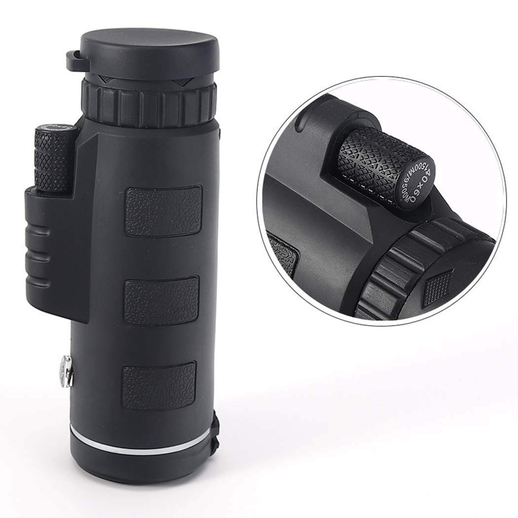Монокуляр 40X60 HD високопродуктивний мобільний телескоп повністю різноманітні покриті оптичні стеклянні лінзи + телефонний затискач + штатив, фото №5
