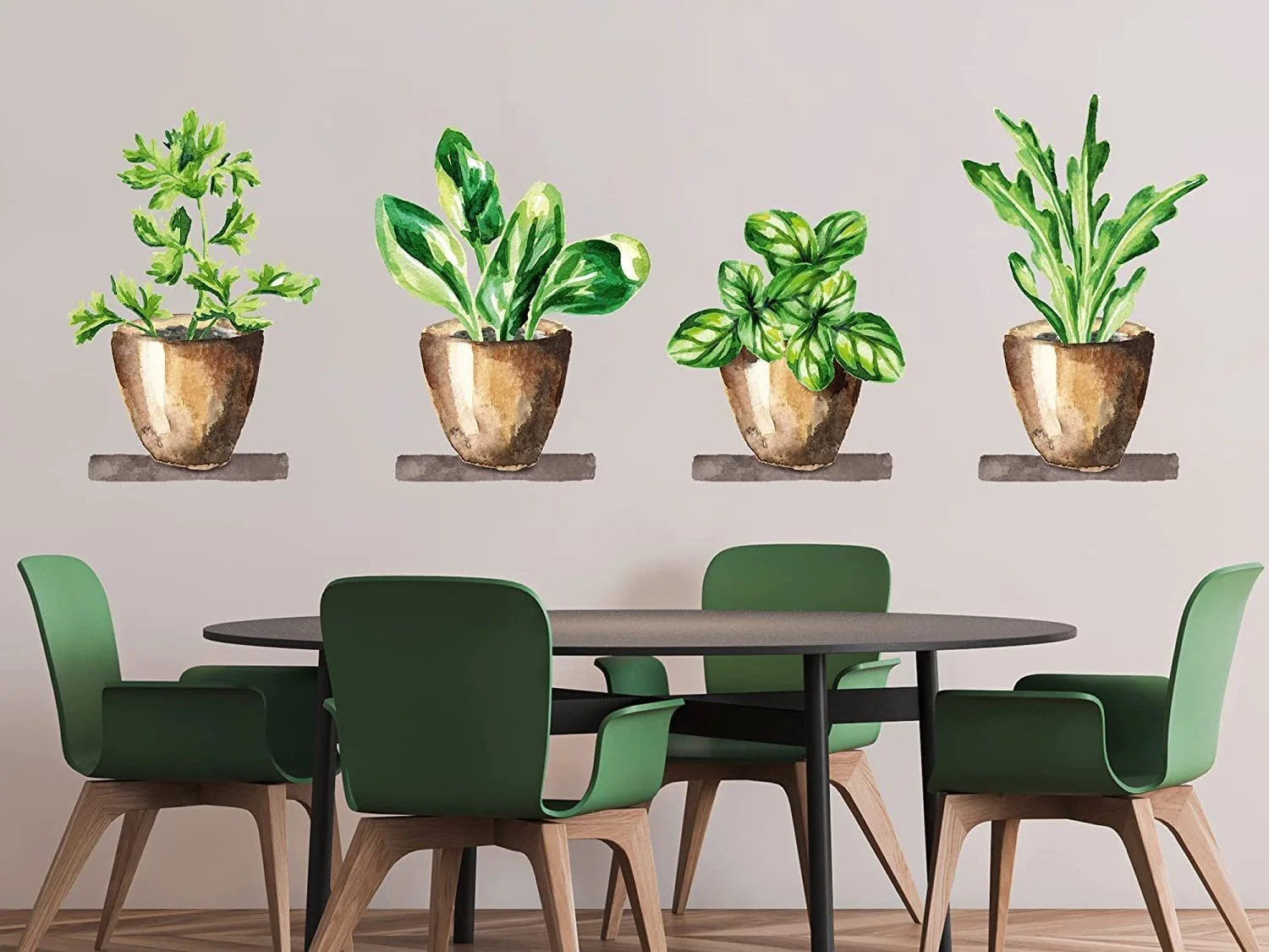 Наклейка на стену GRAZDesign Herbs Kitchen Herb Kitchen Set 100 x 57 см, фото №1