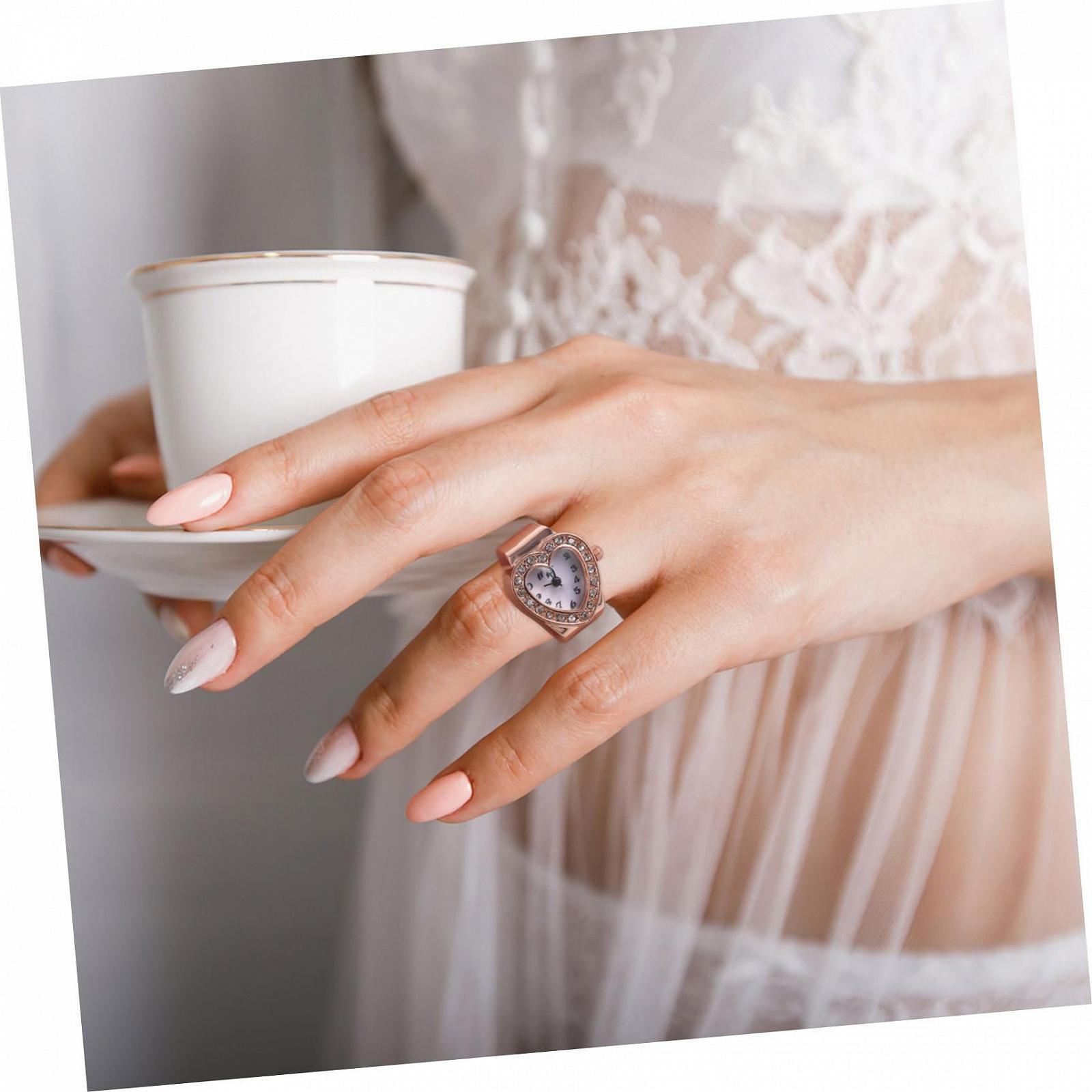 Кільце-годинник WRITWAA Серце Кварцовий, фото №4