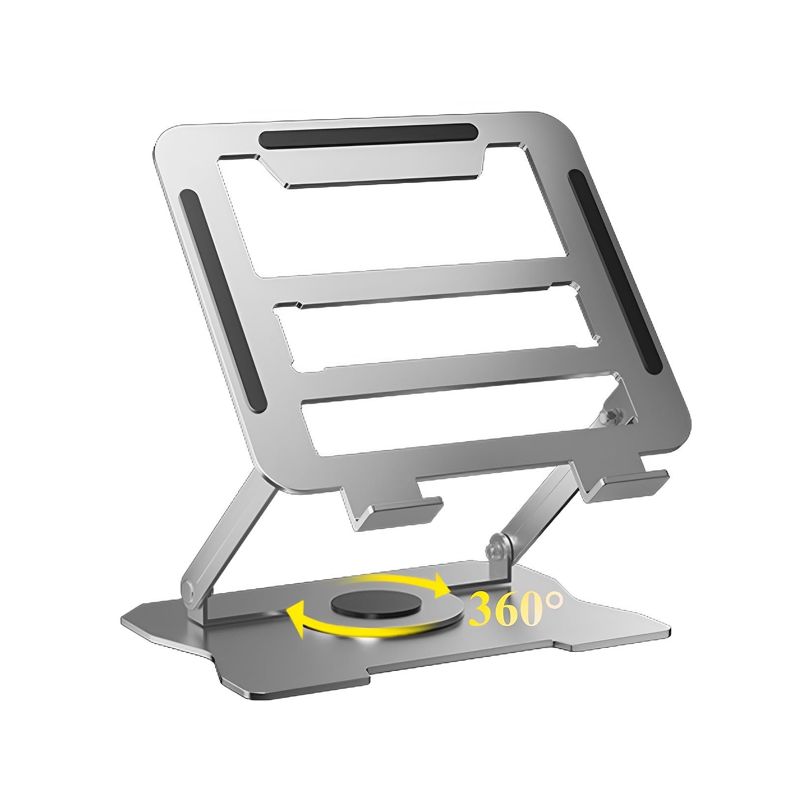 Подставка для ноутбука Регулируемая по высоте с вращающимся основанием 360°, фото №1 Подставка для ноутбука Регулируемая по высоте с вращающимся основанием 360°, фото №1