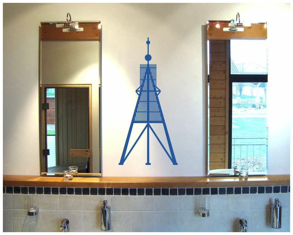 Наклейка на стіну Samunshi Kugelbake Cuxhaven 46 x 100 см Brown, фото №2