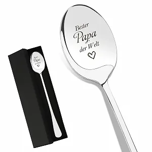 Ложка для кофе Лучший папа, подарок на День отца, подарок на день рождения - Фото 1