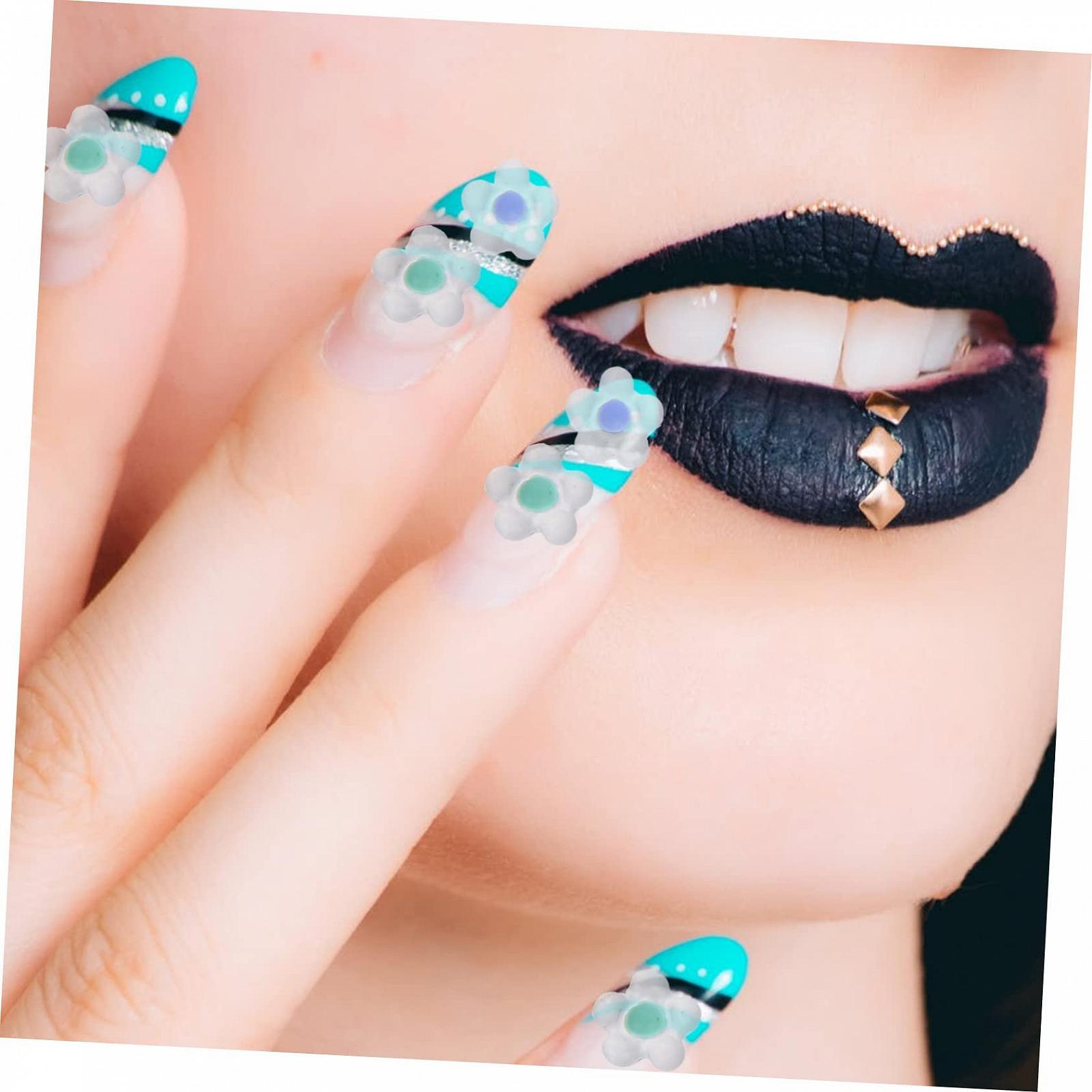 Прикраса для нігтів Квіти Beavorty для декорування з епоксидної смоли, 300 шт. Аксесуари для манікюру вдома та в салоні, фото №8