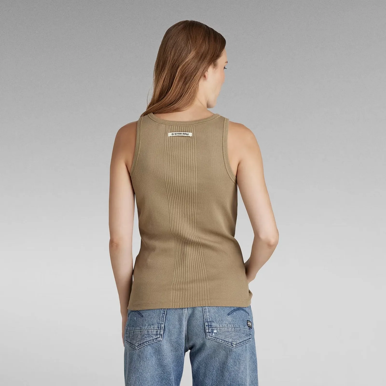 Женская майка G-Star RAW Engineered Rib Tank Top - S, фото №3