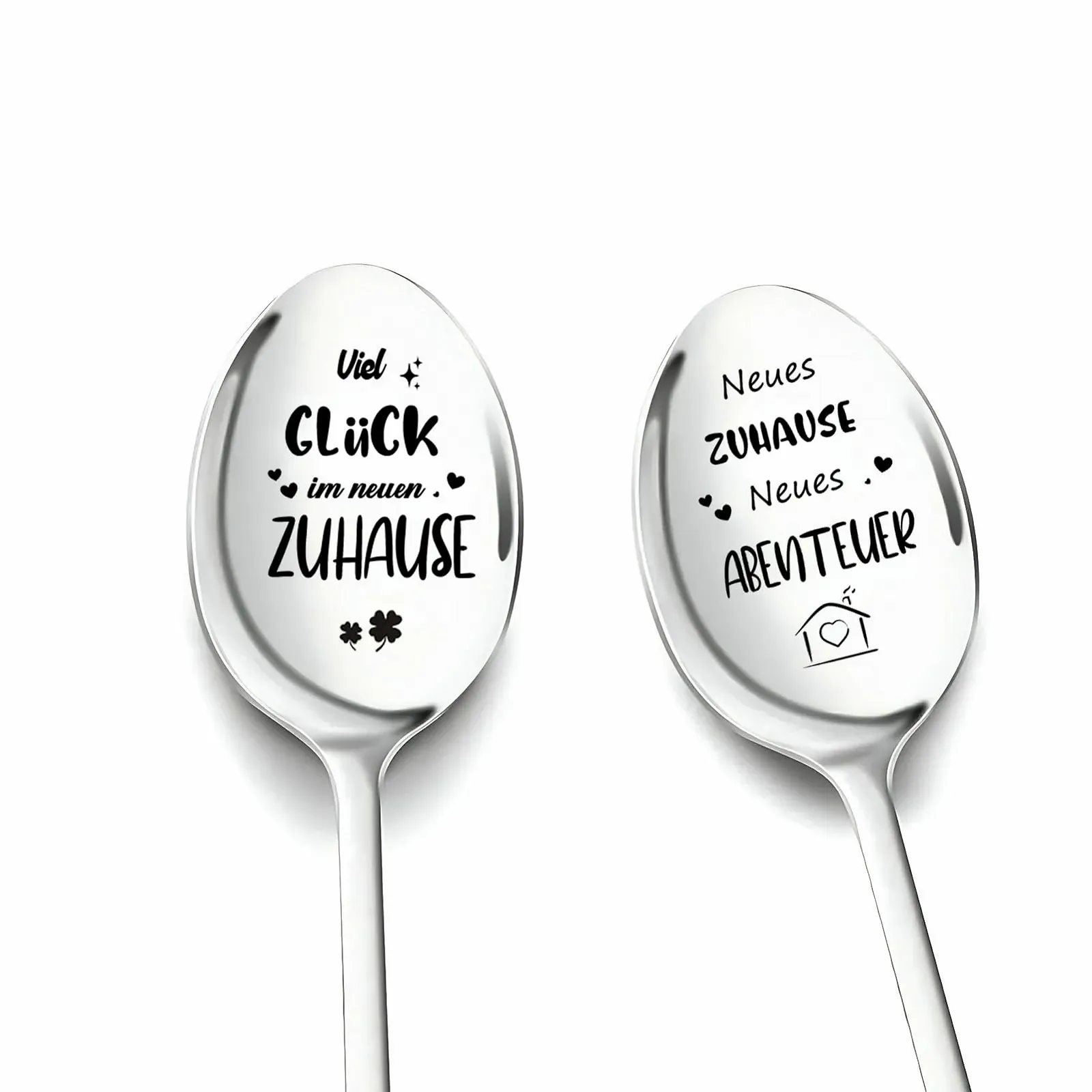 Ложка для кави нержавіюча сталь, набір 2 шт., фото №1