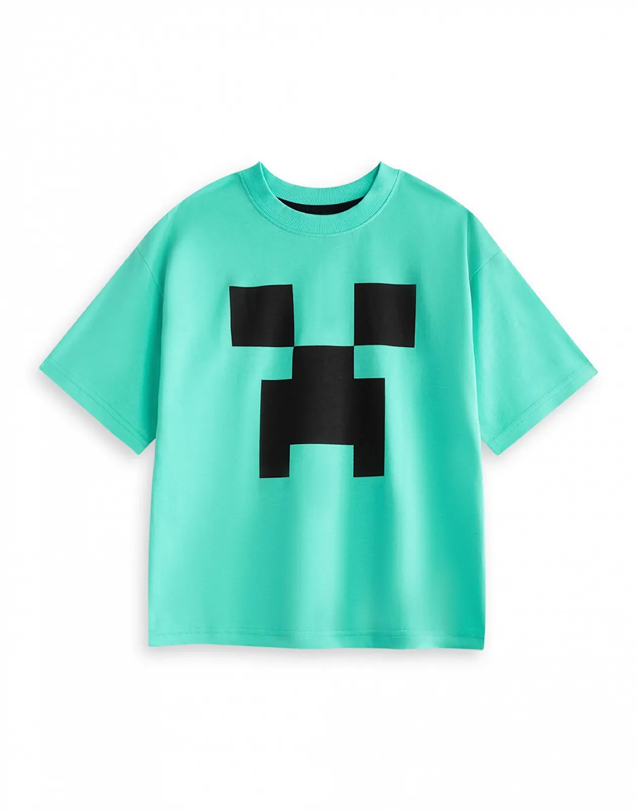 Комплект піжам Minecraft Creeper для хлопчиків, 2 шт, з короткими рукавами, фото №6