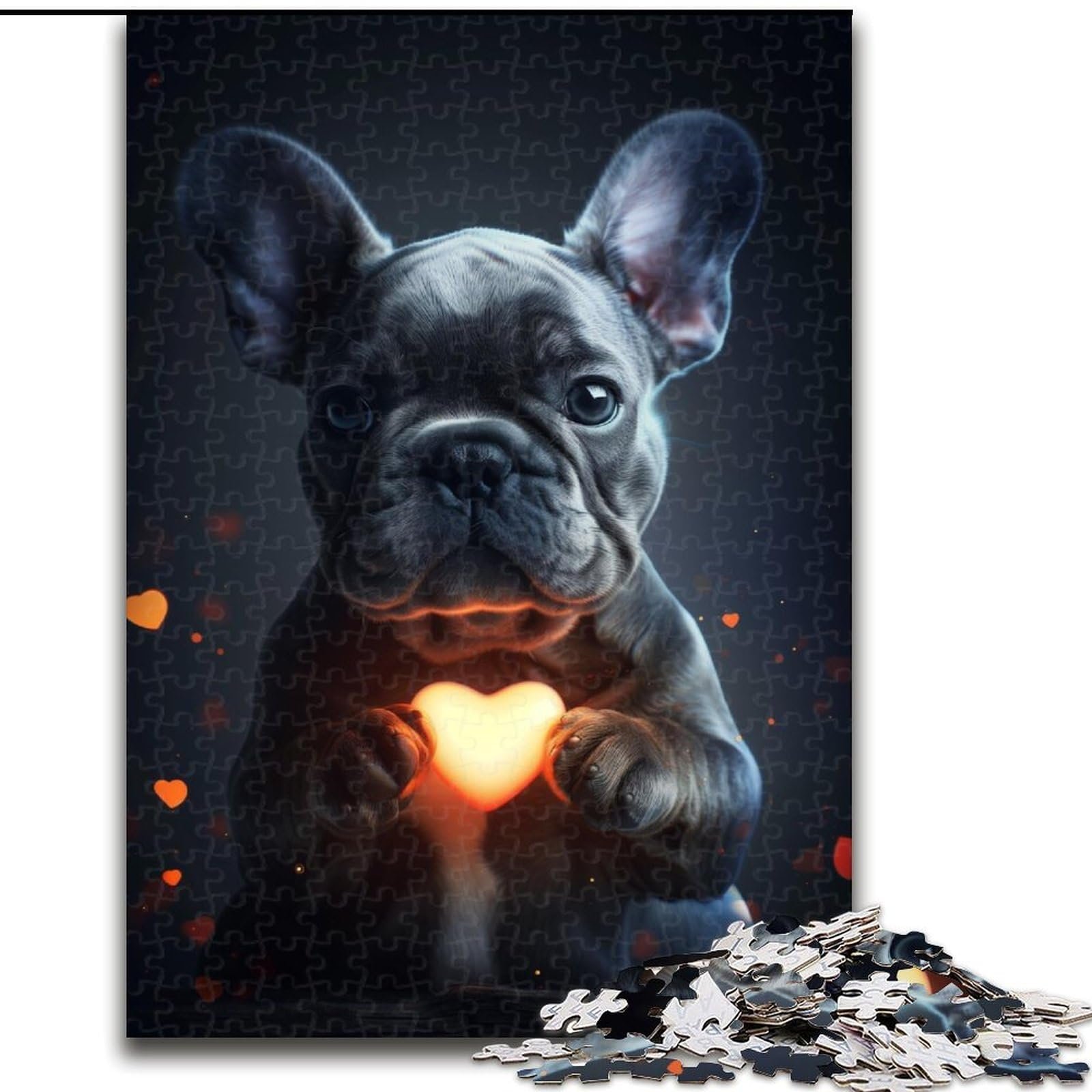 Пазл French Bulldog 1000 деталей (38 x 26 см), фото №6