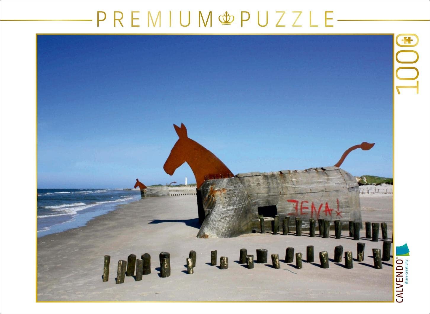 Пазл CALVENDO На пляже Блаванд пейзаж 1000 элементов 64 x 48 см, фото №1 Пазл CALVENDO На пляже Блаванд пейзаж 1000 элементов 64 x 48 см, фото №1