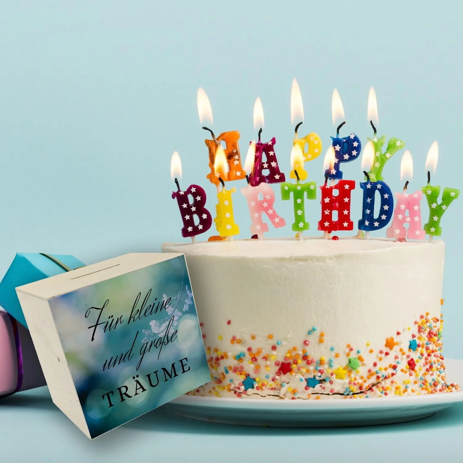 Скарбничка Traumerfüller дерев'яна Für kleine und große Träume з сакурою, фото №6