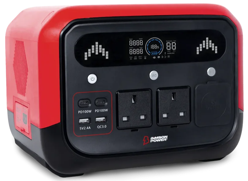 Зарядна станція Bimson Power BP700PPS 1400 Вт / 700 Вт / 512 Вт*год / LiFePO4 / Швидка зарядка 1 година, фото №3