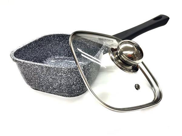 Ковш с крышкой квадрат Benson BN-302 16см, фото №1 Ковш с крышкой квадрат Benson BN-302 16см, фото №1