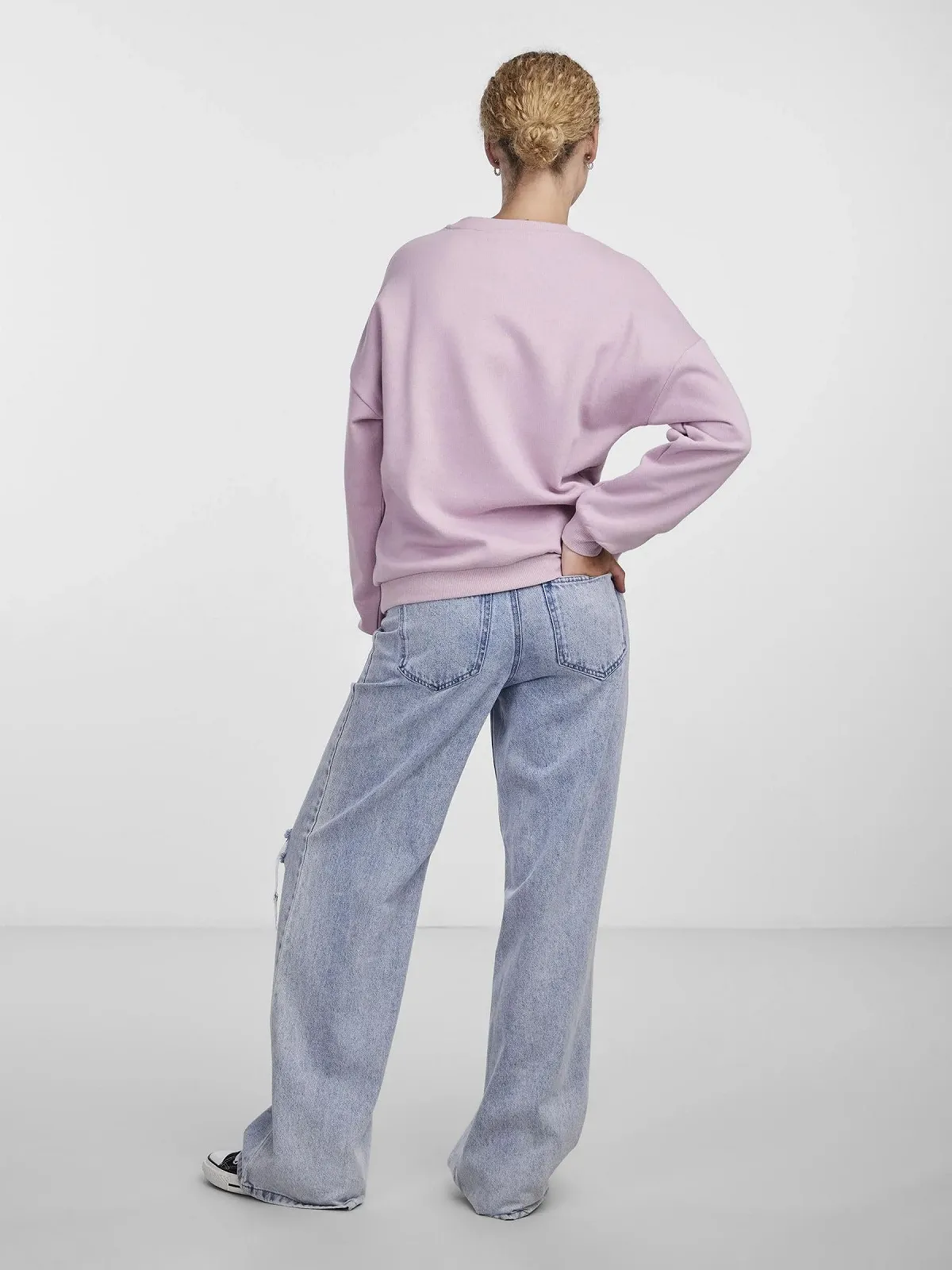 Жіночий світшот PIECES Pcfreya LS Oversize Sweat, фото №5