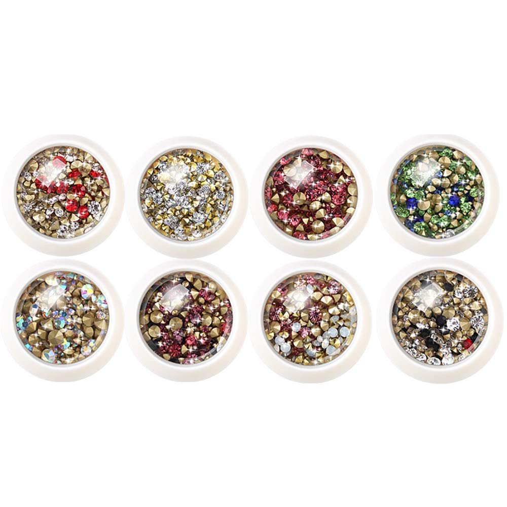 Стрази Червоний Чорний Плоска Основа Блискучі макіяжу тіла DIY Діамант,, фото №1