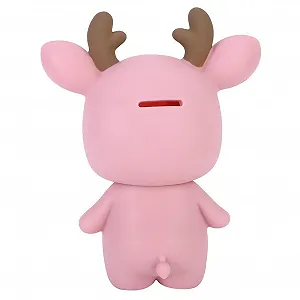 Скарбничка у формі оленя небитка пластикова для дітей synthetic.ua - Фото 1