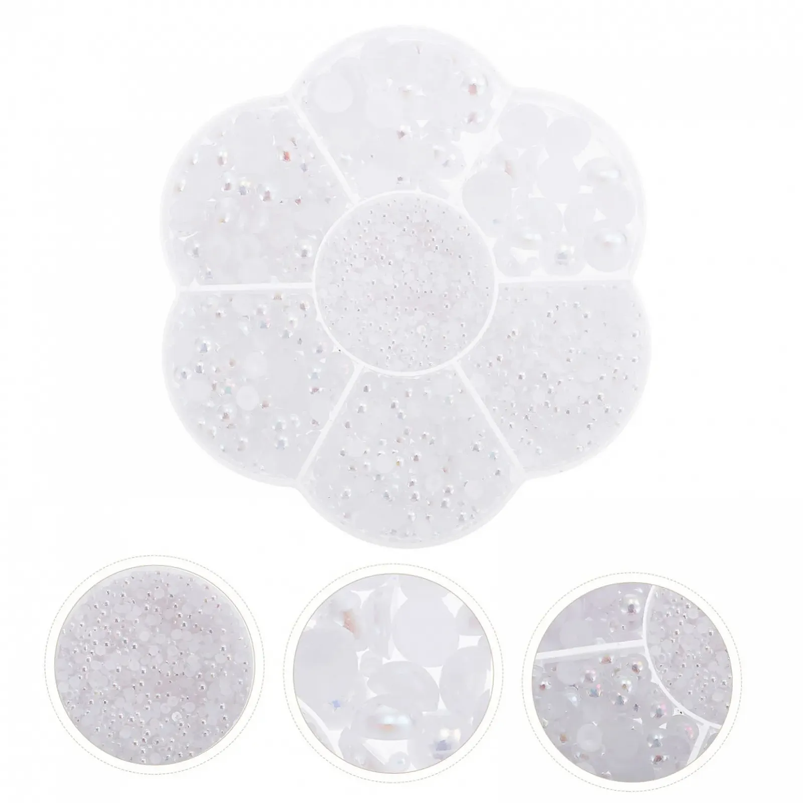 Декоративні перлини NUOBESTY, багатоцільові перлини для рукоділля, для ювелірних виробів, аксесуарів для волосся, одягу, напівперлини з високоякісного матеріалу для DIY-проєктів, фото №6