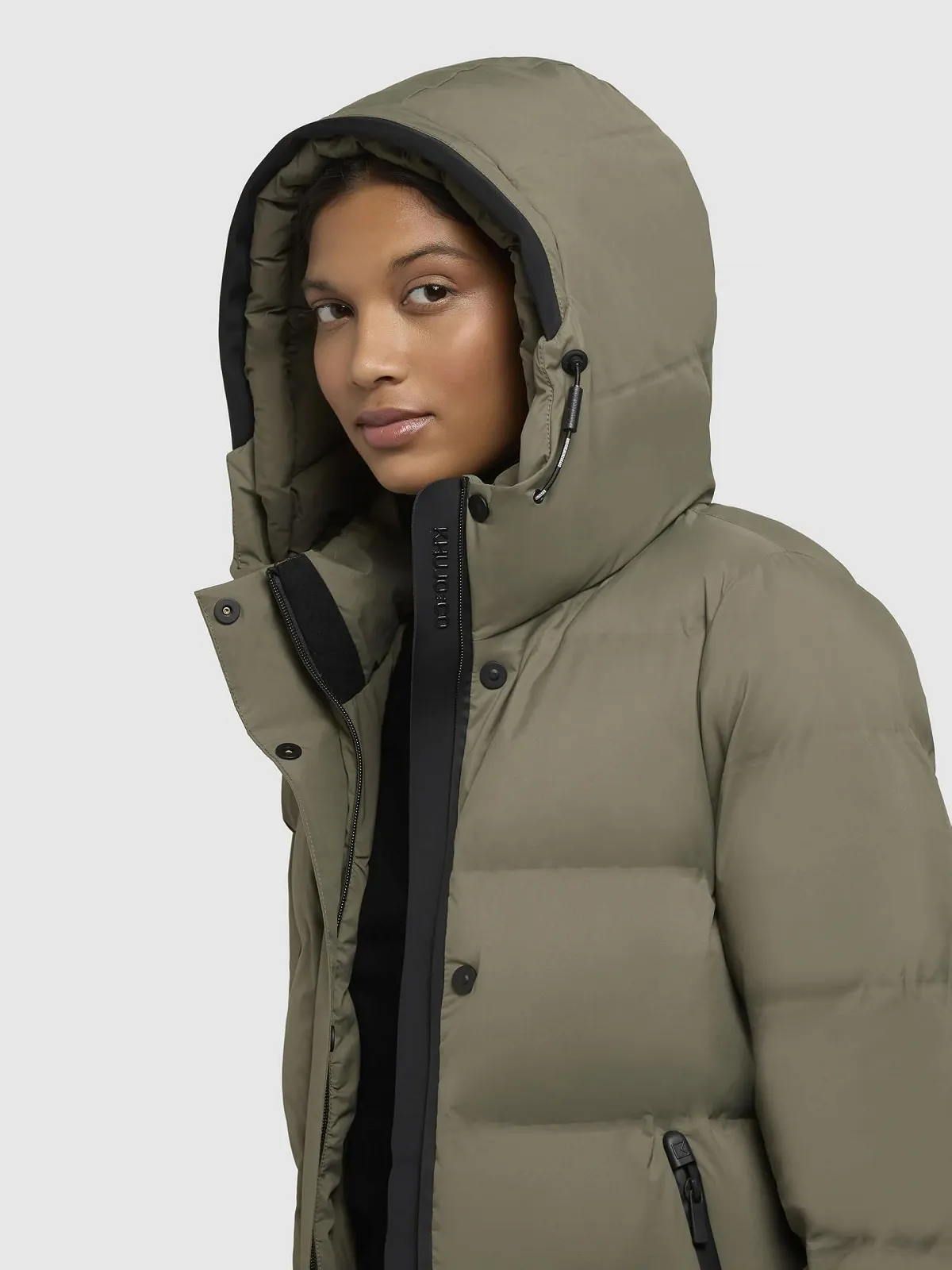 Зимове пальто Khujo Mayla2-YM Жіноче Тепле Довге стьобане, фото №4